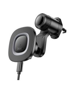 Car phone holder induction Hoco 15W air outlet HW30 black