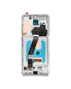 LCD Display for SAMSUNG S20 4G White SOFT OLED with frame
