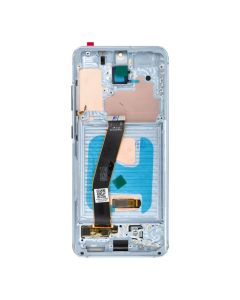 LCD Display for SAMSUNG S20 4G Blue SOFT OLED with frame