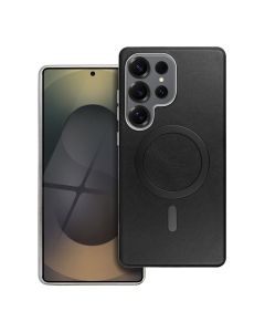 GENTLEMAN MAG COVER Case compatible with MagSafe for SAMSUNG A17 black