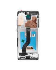 LCD Display for SAMSUNG S20 Plus White SOFT OLED with frame