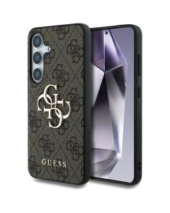 GUESS case for SAMSUNG S25 Plus GUHCS25M4GMGBR (Big 4G Logo Classic) brown
