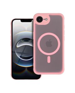 FULL MATTE MAG COVER case compatible with MagSafe for SAMSUNG S25 FE jasny różowy