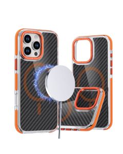 FIBER Case comapitble with MagSafe for IPHONE 17 PRO orange