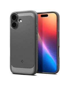 SPIGEN case RUGGED ARMOR MAG compatible with MagSafe for IPHONE 17 gray