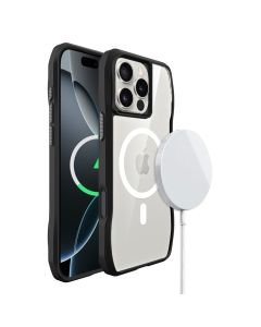 ROAR case SLIM DEFENDER compatible with MagSafe for IPHONE 16 black