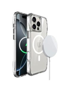 ROAR case SLIM DEFENDER compatible with MagSafe for IPHONE 16 Pro transparent