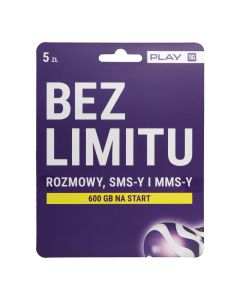 Starter Card Play 5 BEZ LIMITU formula