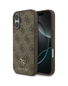 GUESS case for IPHONE 17 compatible with MagSafe GUHMP17SP4SM4MW (PU 4G Small 4G and Classic) brown