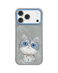 NIMMY case BIG EYED PET 2.0 Cat for IPHONE 17 Pro gray