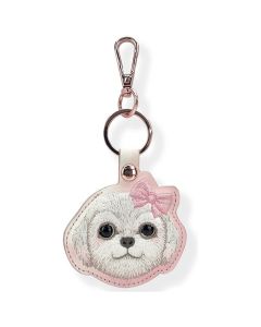 NIMMY case for tracker / keychain BIG EYED PET 2.0 Dog pink
