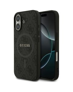 GUESS case for IPHONE 17 compatible with MagSafe GUHMP17SG4GFRK (PU 4G Ring Classic Logo) black
