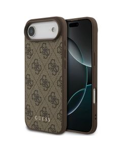GUESS case for IPHONE 17 Air GUHCP17MG4GFBR (PU 4G Classic) brown