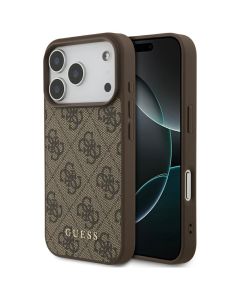 GUESS case for IPHONE 17 Pro GUHCP17LG4GFBR (PU 4G Classic) brown