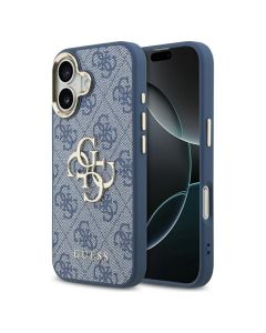 GUESS case for IPHONE 17 GUHCP17S4GMGCBL (PU W/ Big 4G Classic Logo) gold blue