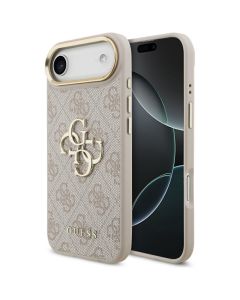 GUESS case for IPHONE 17 Air GUHCP17M4GMGCPI (PU W/ Big 4G Classic Logo) gold pink