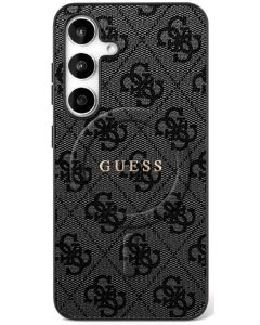 GUESS case for SAMSUNG S25 FE compatible with MagSafe GUHMS25FEG4GFRK (Ring Classic Logo) black