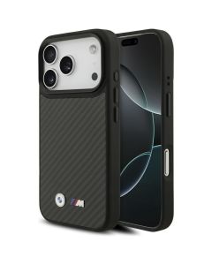 BMW case for IPHONE 17 Pro compatible with MagSafe BMHMP17L24CFMMK (Kevlar Matt) black