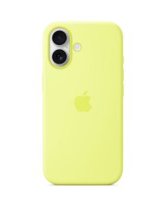 iPhone 17 Silicone Case with MagSafe - Neon Yellow