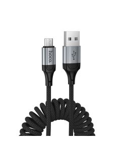 Cable USB A to Micro USB Hoco 2 4A 1 5 m X121 black