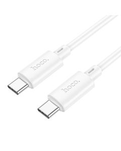 Cable USB C to USB C Hoco 3A 60W 2 m X88 white