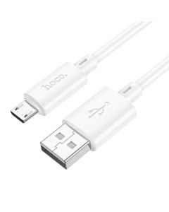 Cable USB A to Micro USB Hoco 2 4A 2 m X88 white