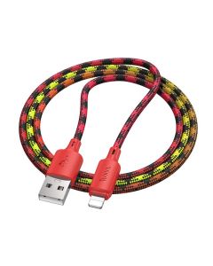 Cable USB A to Lightning Hoco 2 4A 1 m X116 gradient red