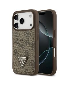 GUESS case for IPHONE 17 Pro GUHCP17LP4TPW (4G Double Card Triangle) gold