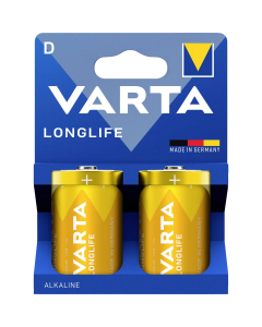 VARTA bateria alkaliczna R20 (Typ D) Longlife 2 szt (papierowa wkładka)