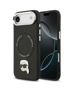 KARL LAGERFELD case for IPHONE 17 Air compatible with MagSafe KLHMP17MPSMLRKLK (PU Karl Pin) black
