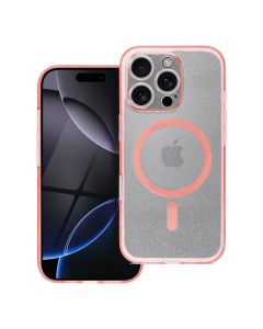 Case for Samsung S26 Clear Mag Cover (STR) compatible with MagSafe pink glitter