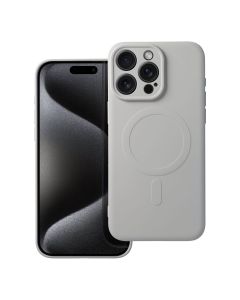 SILICONE MAG COVER case compatible with MagSafe for SAMSUNG S26 Plus grey titatnium