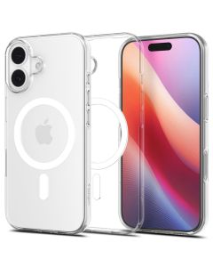 SPIGEN CASE LIQUID CRYSTAL MAG MAGSAFE IPHONE 17 CLEAR/WHITE