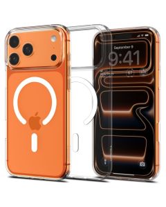 SPIGEN CASE LIQUID CRYSTAL MAG MAGSAFE IPHONE 17 PRO CLEAR/WHITE