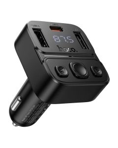 Car transmitter bluetooth Hoco USB A + USB C QC PD 35W E87 black