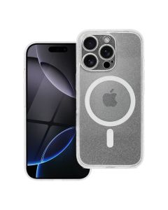 Case for Samsung S26 Clear Mag Cover (STR / CAMERA PROTECTION) compatible with MagSafe transparent glitter