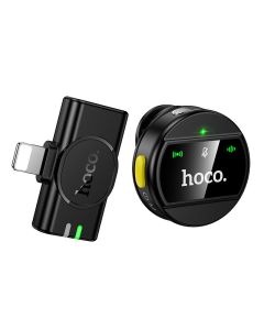 Wireless microphone Lightning Hoco L21 black