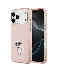 KARL LAGERFELD case for IPHONE 17 Pro compatible with MagSafe KLHMP17LHGKCGKBK (IML Glitter k&C Sketch Logo) black