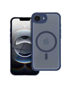 Case for iPhone 16 Full Matte Mag Cover compatible with MagSafe blue