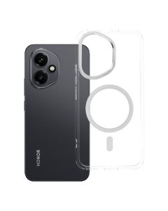 Case for Honor 400 Frame Clear Hybrid Mag Cover compatible with MagSafe transparent
