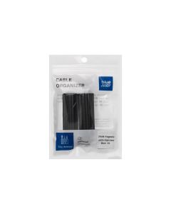 Blue Star PJ-OCZ5 magnetic self-adhesive organizer for 3 cables - black (2 pcs.)
