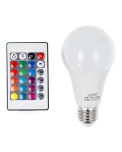 Light bulb LED RGB 15W E27 A65 multicolor