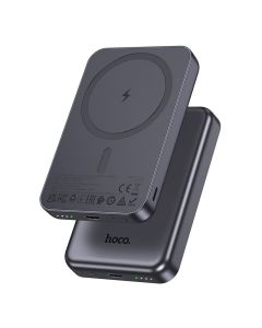 Powerbank compatible with MagSafe Hoco 5000 mAh 2A 5W J160 metal gray