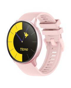 Smartwatch TITMO O-200 (GPS  AMOLED  bluetooth call  silicone strap) pink