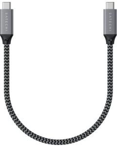 Cable USB C to USB C Satechi 100W 0 25 m ST-U4C25M space gray