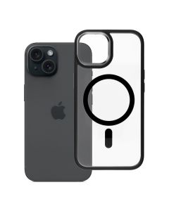 ROAR case MAG BUMPER compatible with MagSafe for IPHONE 15 black