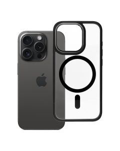 ROAR case MAG BUMPER compatible with MagSafe for IPHONE 15 Pro black