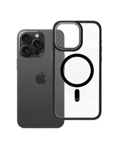 ROAR case MAG BUMPER compatible with MagSafe for IPHONE 15 Pro Max black