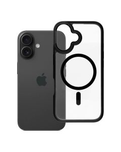 ROAR case MAG BUMPER compatible with MagSafe for IPHONE 16 black