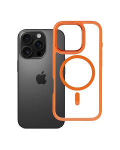 ROAR case MAG BUMPER compatible with MagSafe for IPHONE 16 Pro orange